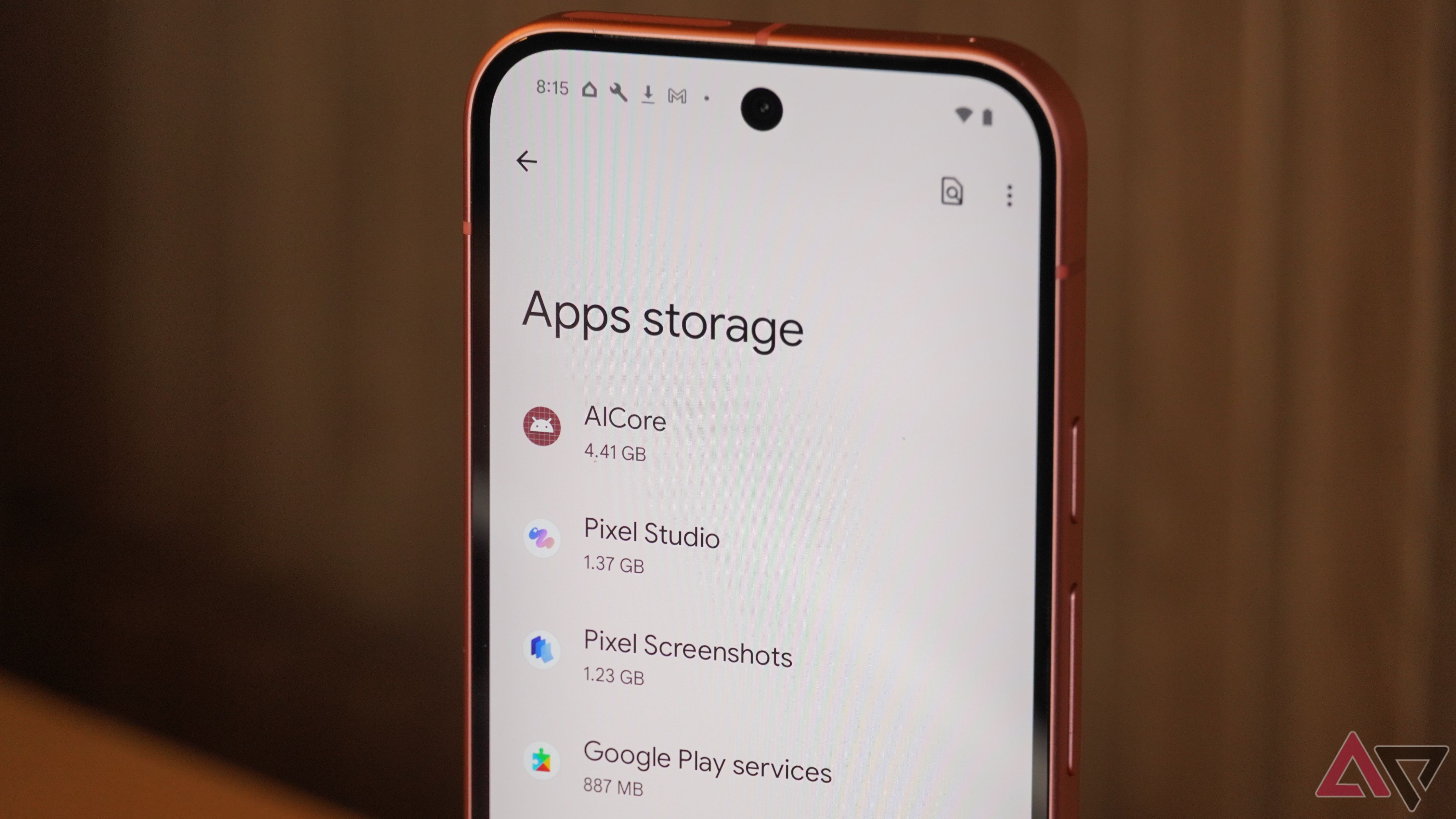 App storage is closer to the Pixel 9.