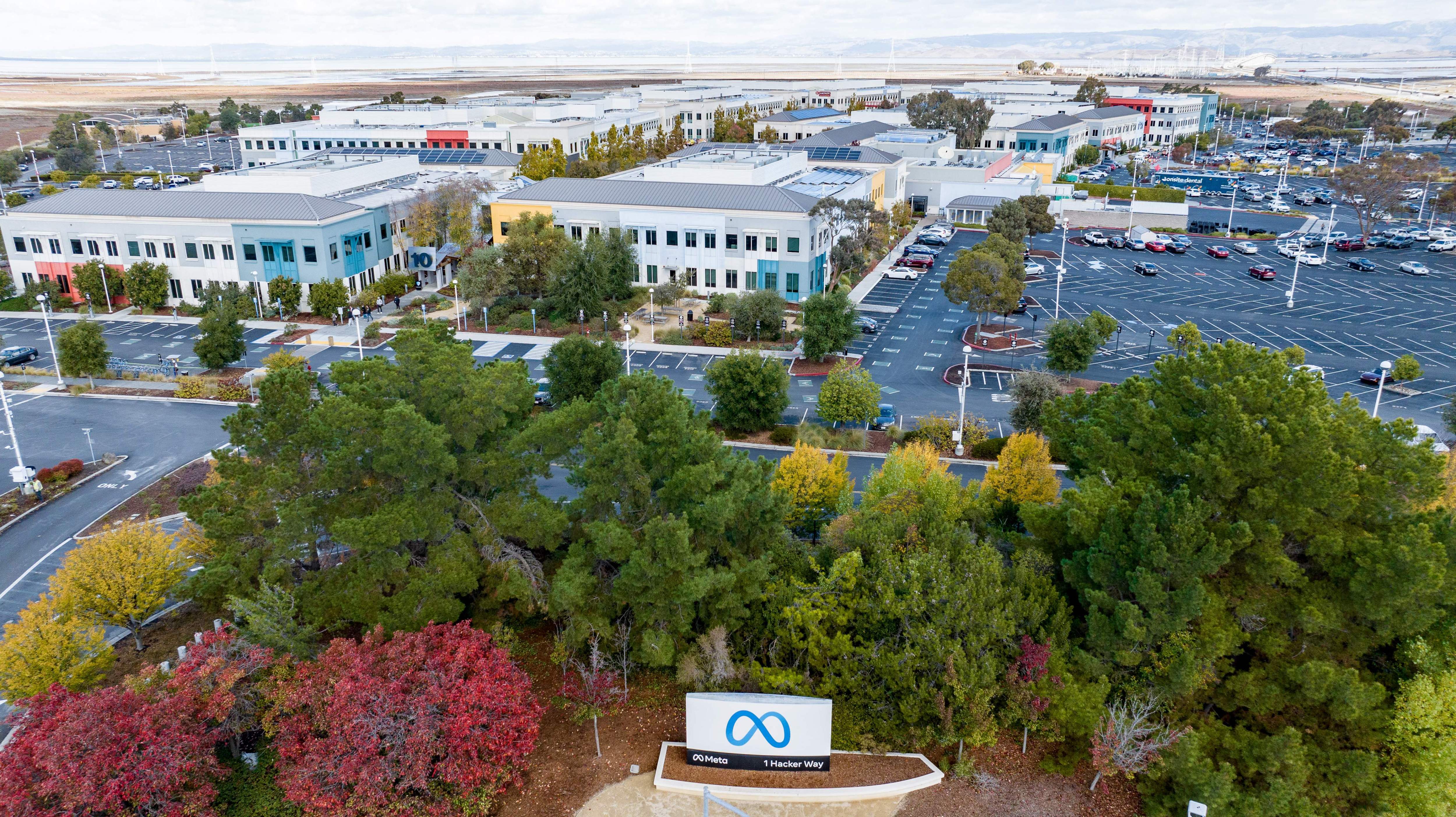 The landscape is changing: since the heyday of Covid, Meta's headquarters in Menlo Park, California, has been a bloodbath, with 21,000 jobs on the way in 2022 and 2023.